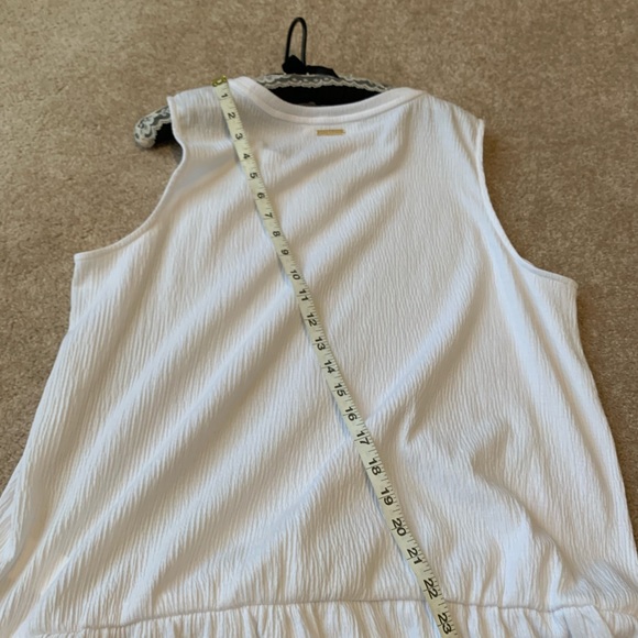 MICHAEL MICHAEL KORS LADIES WHITE BLOUSE LARGE NWT - Picture 3 of 16